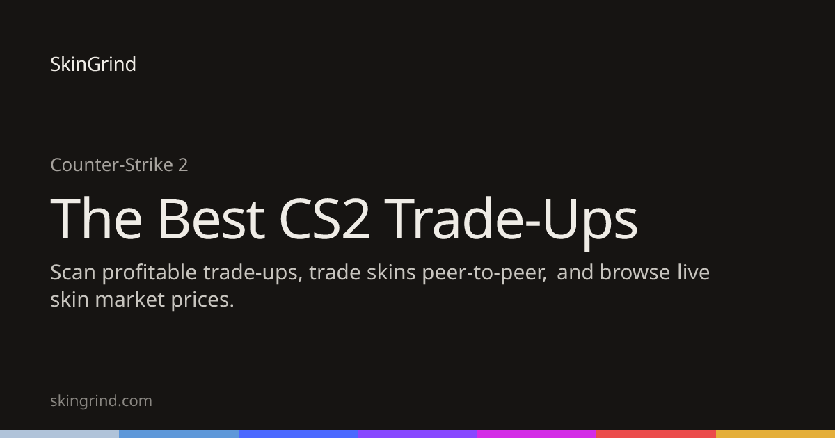 CS2 Skin Database - Prices, Float Ranges & Matching Trade Ups | SkinGrind